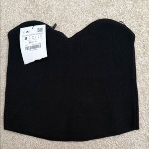 Zara Classic Black Tube Top